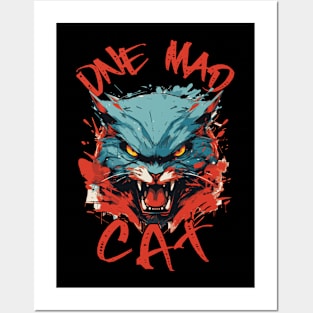 One Mad Cat Posters and Art